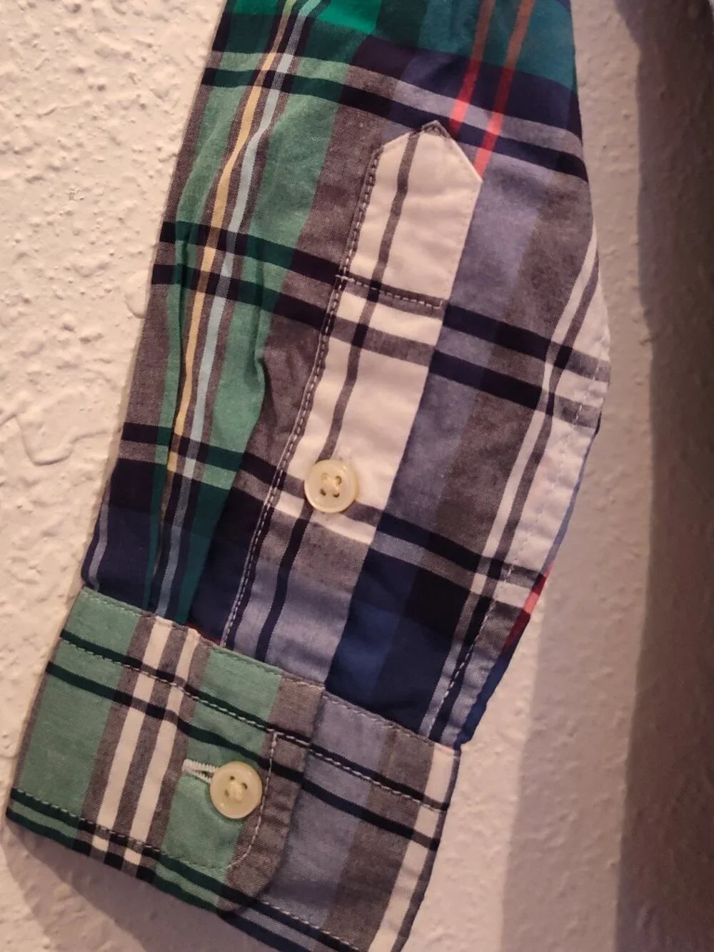Ralph Lauren, Natural Stretch, Toddler Plaid Shirt, 4/4T